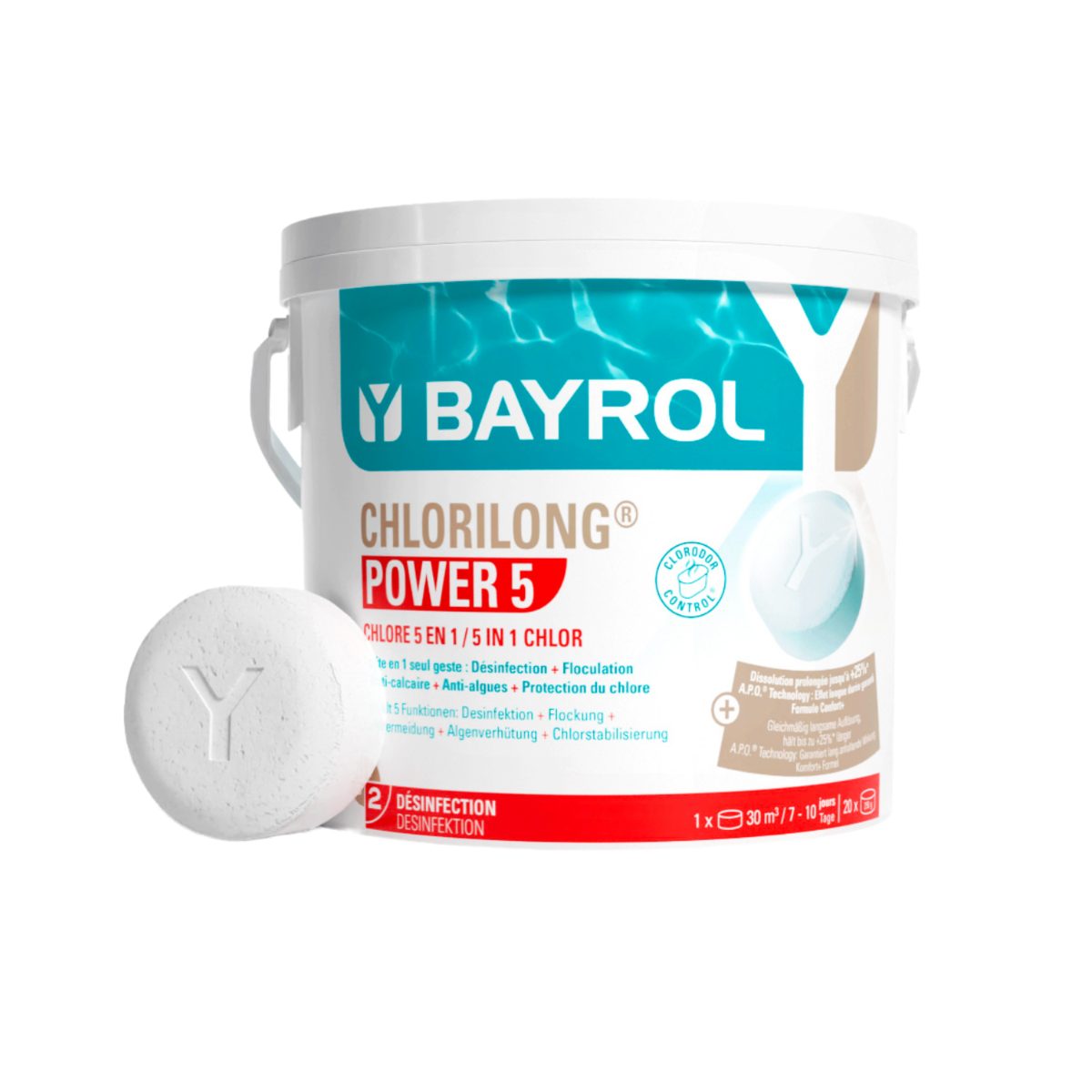 BAYROL - Chlorilong POWER 5