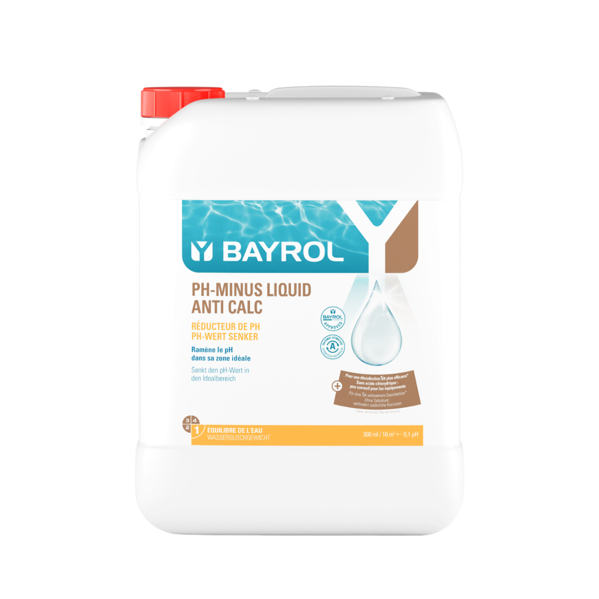 BAYROL - pH-Minus Liquid Anti Calc 14,9% - 20 L