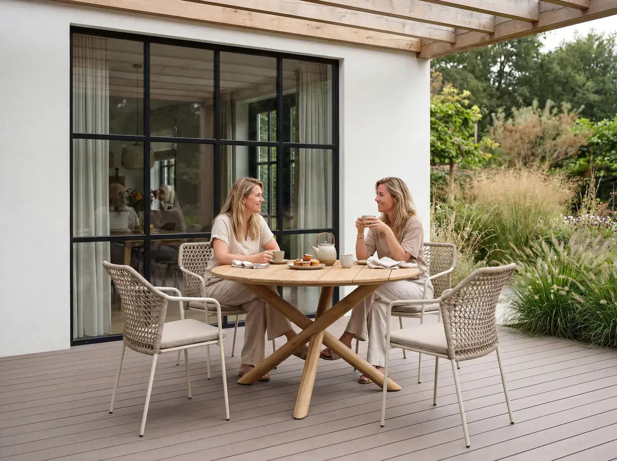 Barths Mola – Runder Esstisch Teak