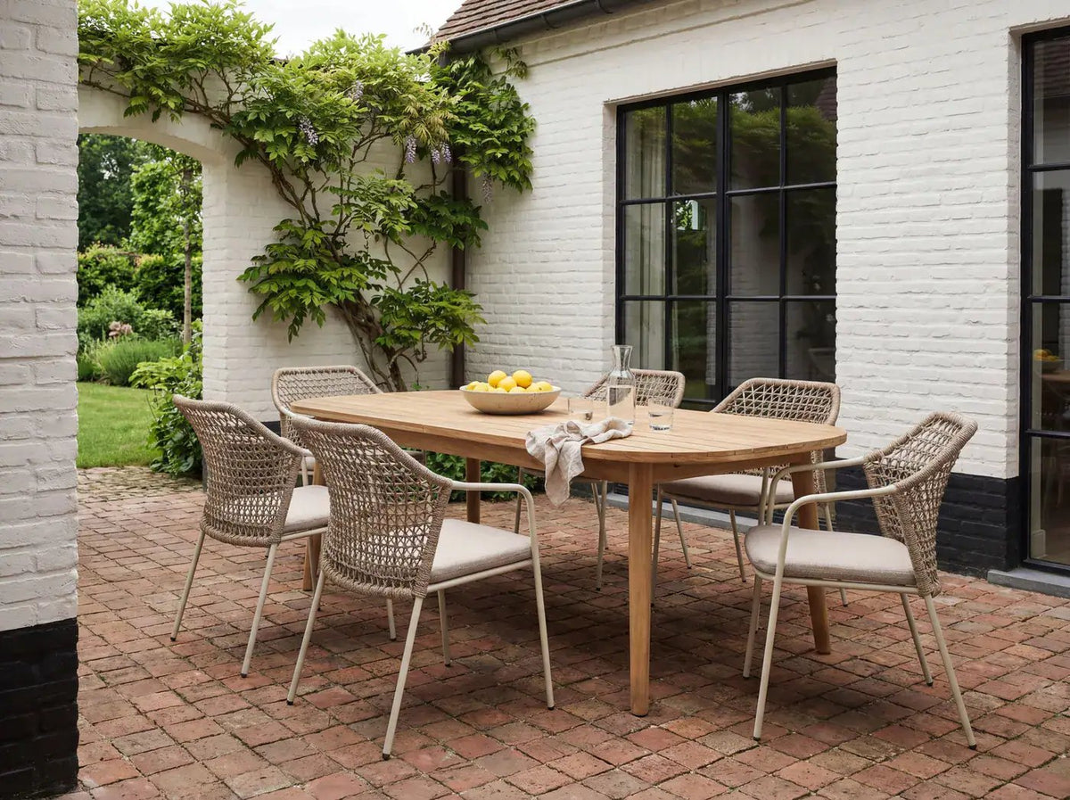 Barths Madera – Ausziehbarer Esstisch Teak 180/240-100 cm