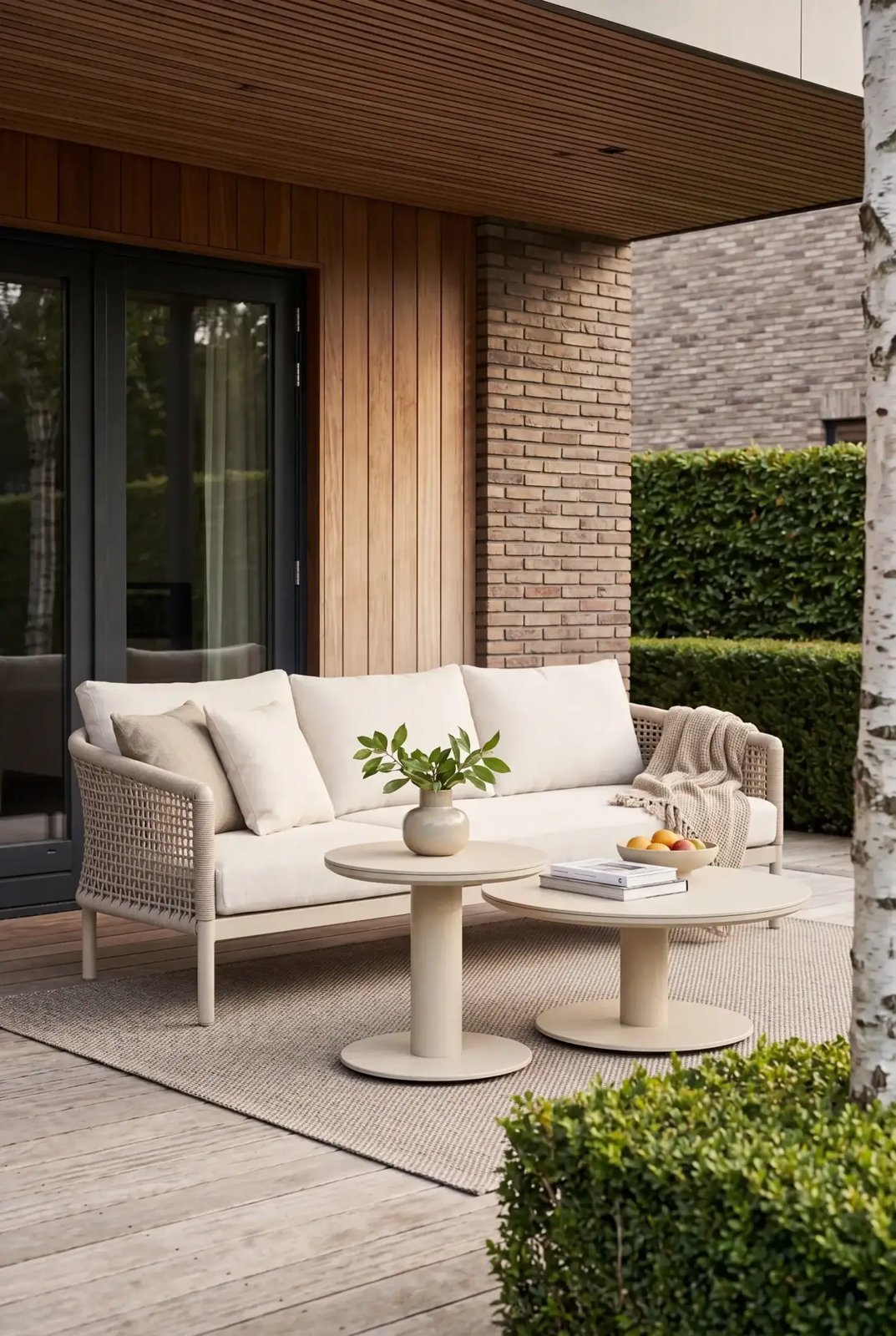 Barths Trento – Sofa mit Seilgeflecht