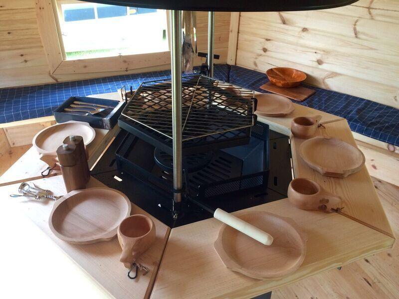 Exclusive Grillkota 9,2 m² mit 2,5 m Anbau