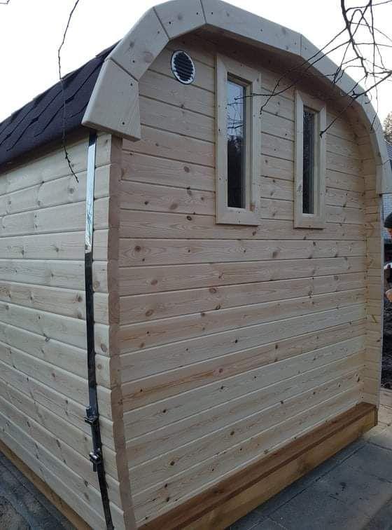 Sauna-Bus 2,3 m x 3,0 m – Thermoholz