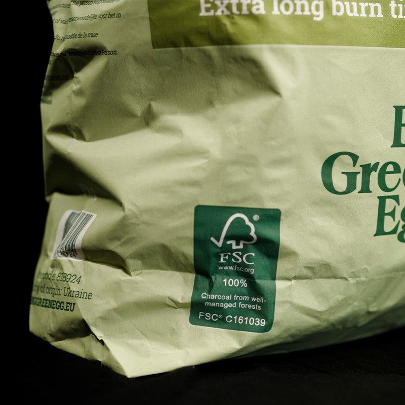 Big Green Egg Pure Charcoal – The Green Choice, 9 kg – Original Herstelleraufnahme 5 von 5, Artikel 818924