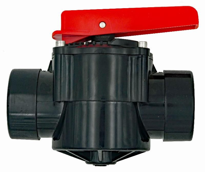 PVC 2-Wege Drehscheibenventil