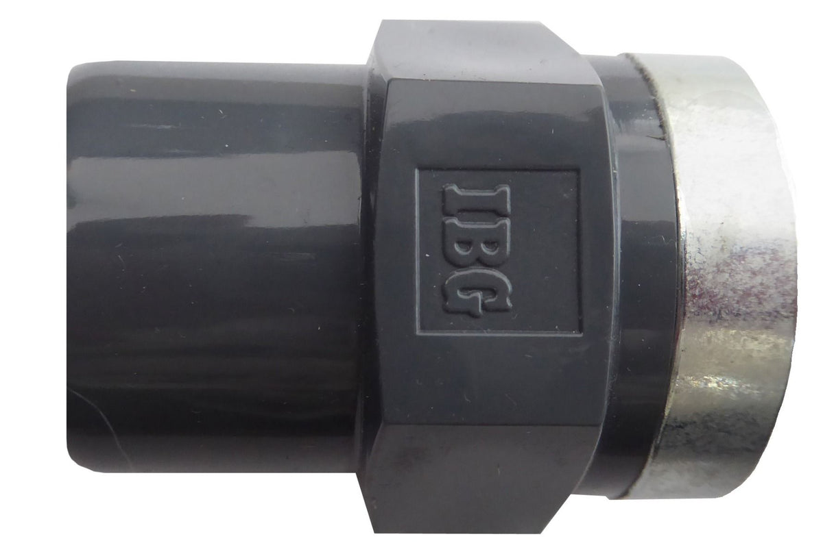 PVC-Fitting Gewindemuffe - PN 10 - Klebemuffe x Innengewinde mit Verstärkungsring