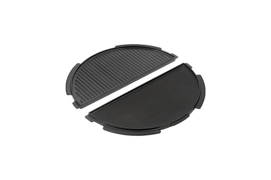 Big Green Egg halbrunde Grillplatte aus Gusseisen für Large – Original Herstelleraufnahme 1 von 3, Artikel 122988