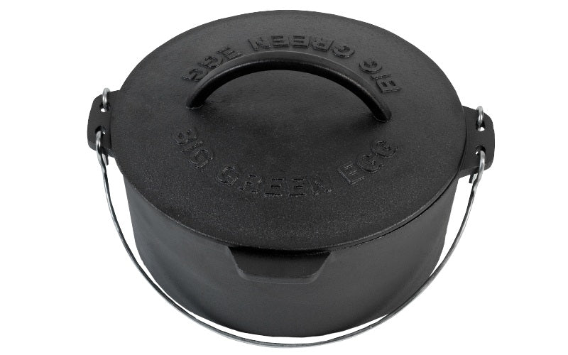 Big Green Egg Dutch Oven aus Gusseisen – 5,2 Liter – Original Herstelleraufnahme 1 von 6, Artikel 127877