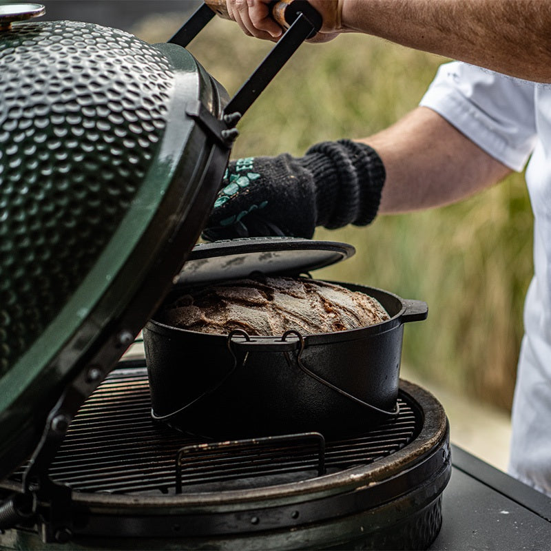 Big Green Egg Dutch Oven aus Gusseisen – 5,2 Liter – Original Herstelleraufnahme 4 von 6, Artikel 127877