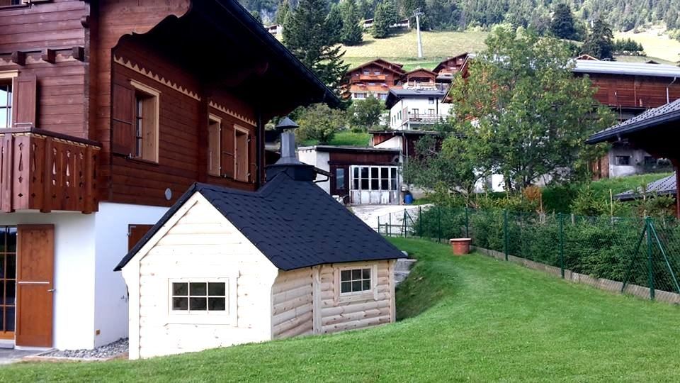 Grillkota 9,2 m² mit 1,8 m Anbau