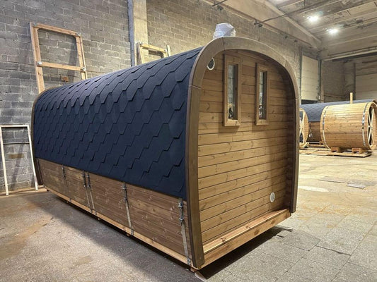 Sauna-Bus 2,3 m x 4,8 m – Thermoholz