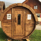 Saunafass 1,7 m/Ø 1,97 m – Thermoholz