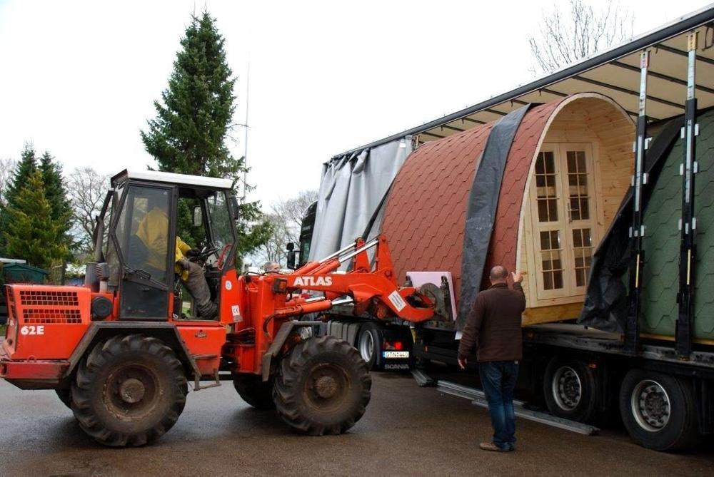 Sauna Pod 2,4 m x 3,5 m – Fichte