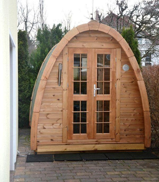 Sauna Pod 2,4 m x 4,0 m – Thermoholz