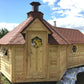 Grillkota 9,2 m² mit Sauna in 2,5 m Anbau