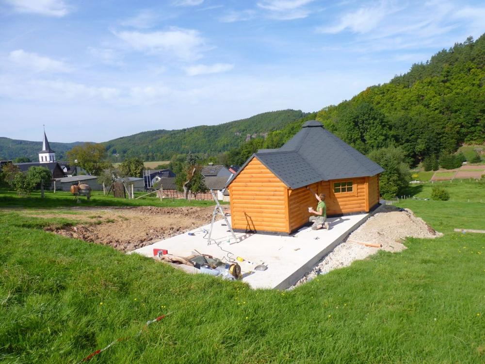 Grillkota 16,5 m² mit 1,8 m Anbau