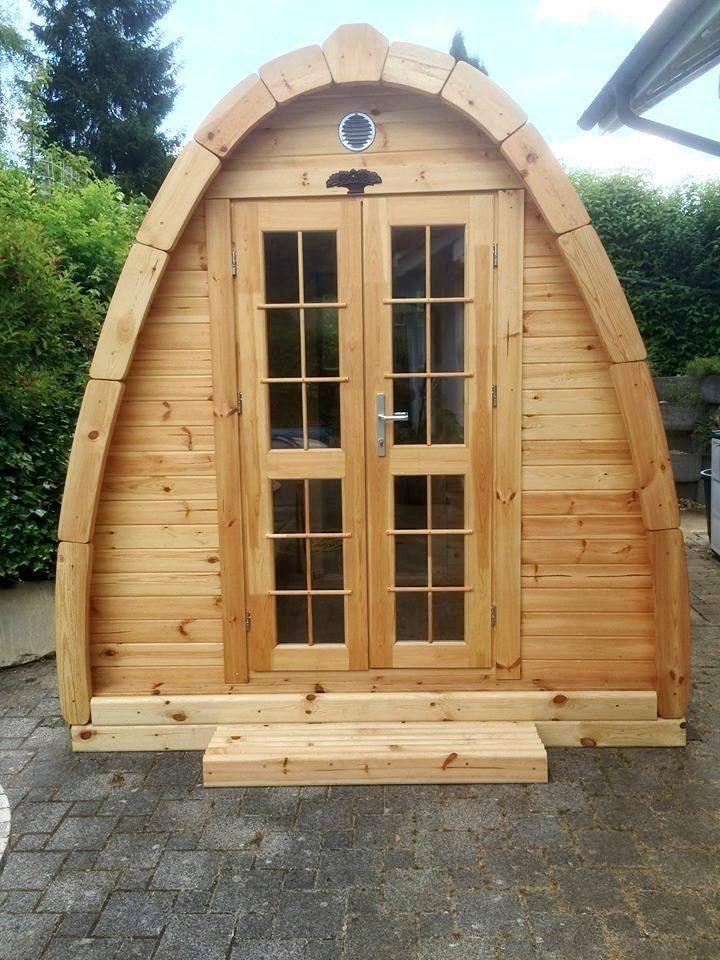 Camping Pod 2,4 m x 2,4 m – Thermoholz