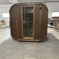 quadratisch Sauna aus KieferHolz 3.0 x 2.3 m