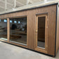 Modern Sauna 2.3x5.9 m mit Bad