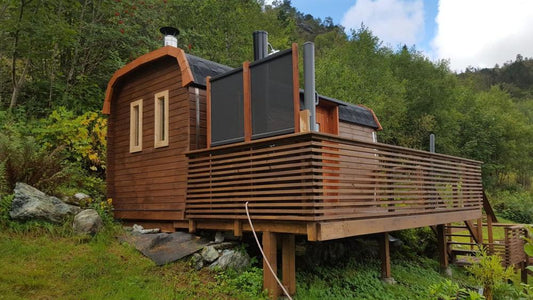 Sauna-Bus COMBO 2,3x5,9 m – Fichte