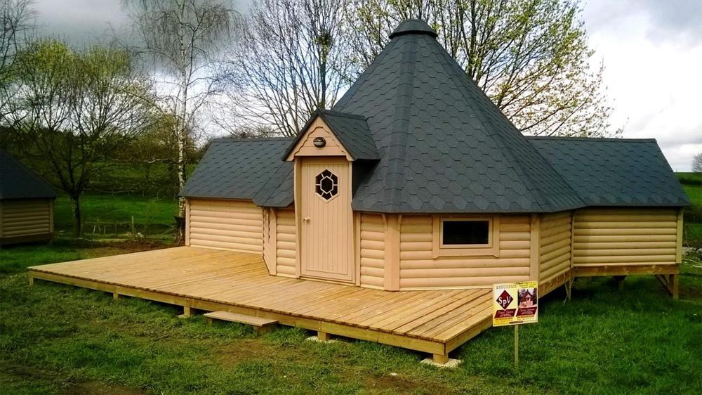 Grillkota 25,0 m² mit 2,5 m Anbau