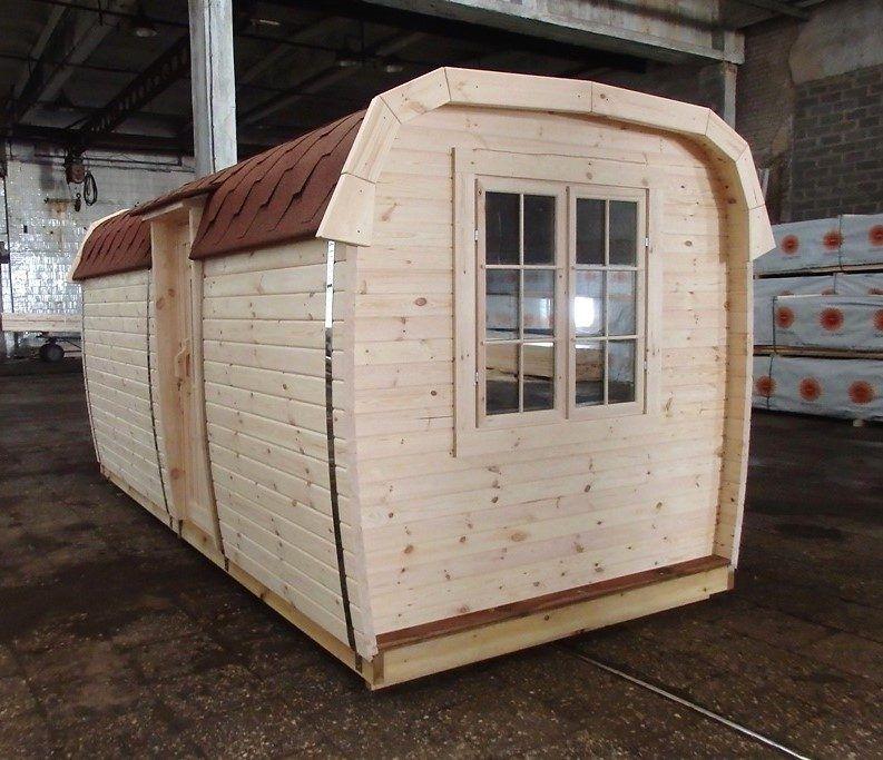Sauna-Bus 2,3 m x 3,5 m – Thermoholz