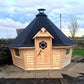 Exclusive Grillkota 9,2 m² mit 2,5 m Anbau