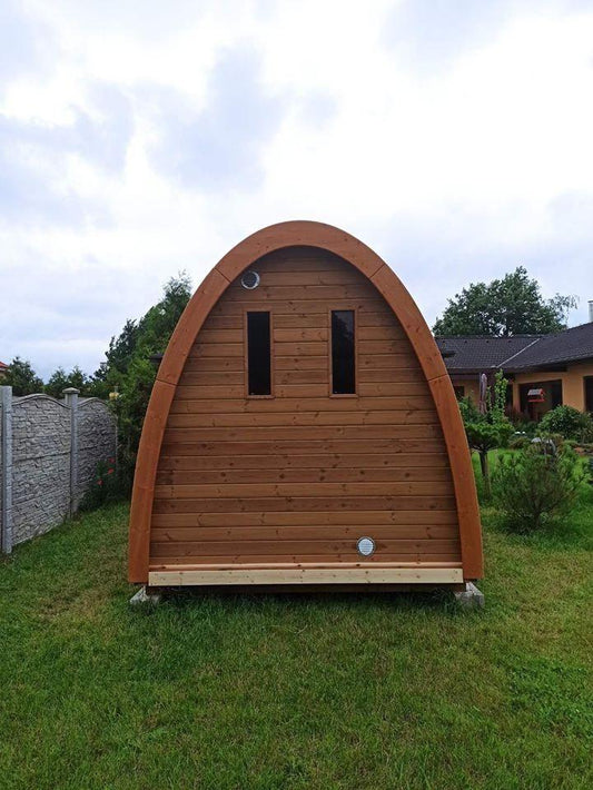 Sauna Pod 2,4 m x 4,0 m – Fichte