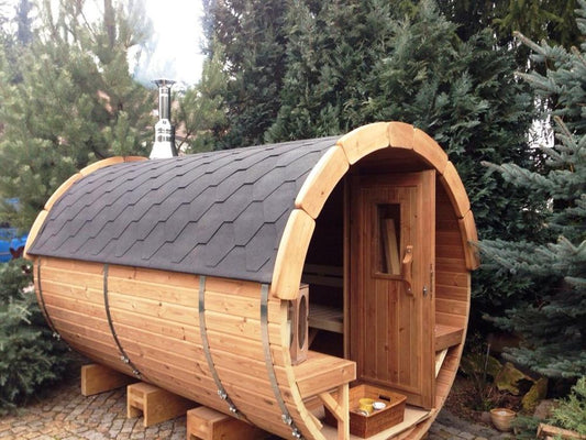 Saunafass 3,0 m/Ø 1,97 m – Thermoholz