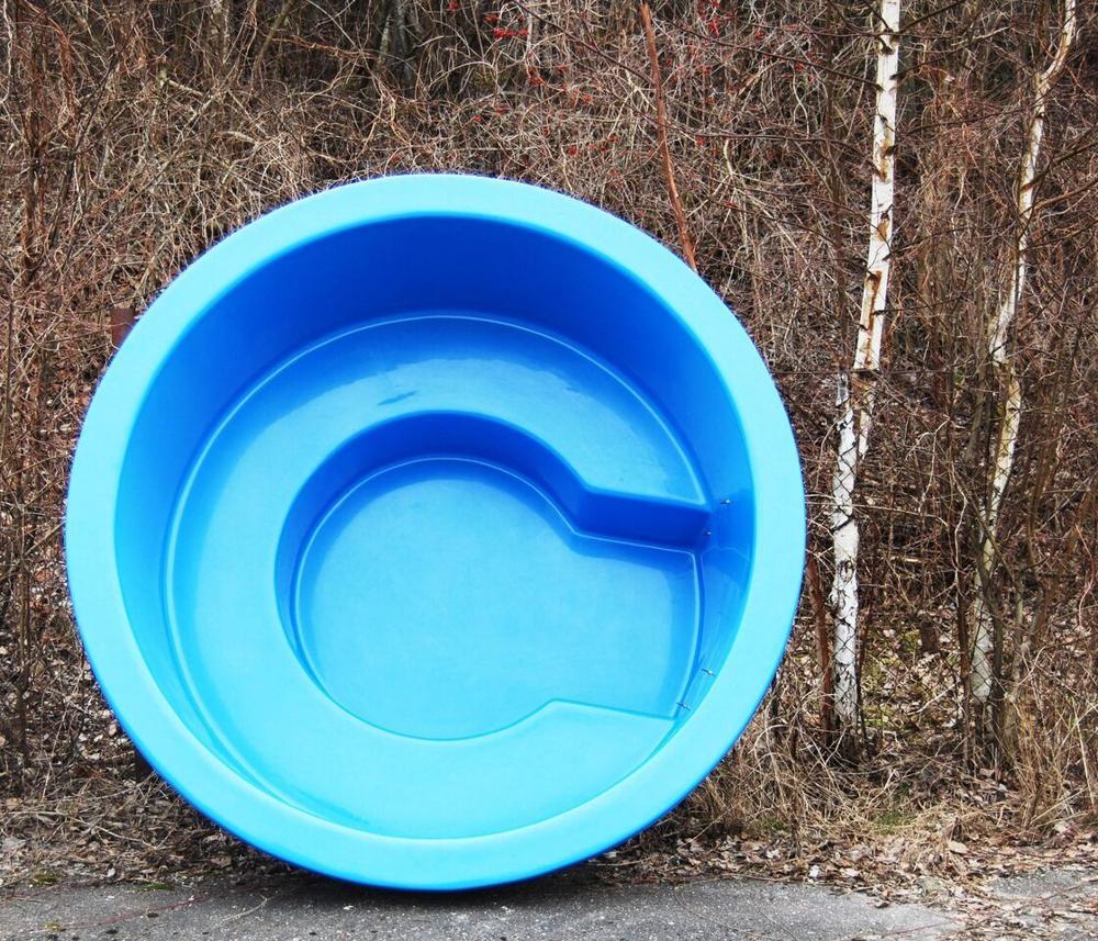 Deluxe Hot Tub mit rundem Außenofen