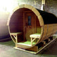 Saunafass 3,0 m/Ø 2,27 m – Thermoholz