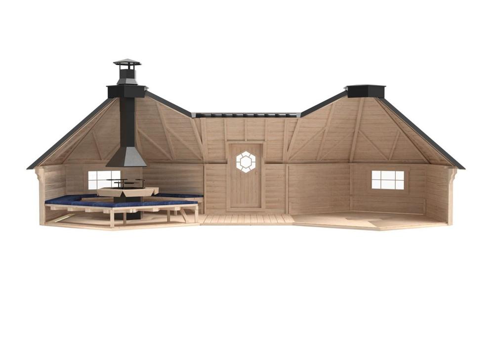 Twin Grillkota 9,2 m² mit 1,8 m Flur