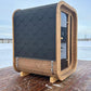 Mini quadratisch Sauna Thermoholz