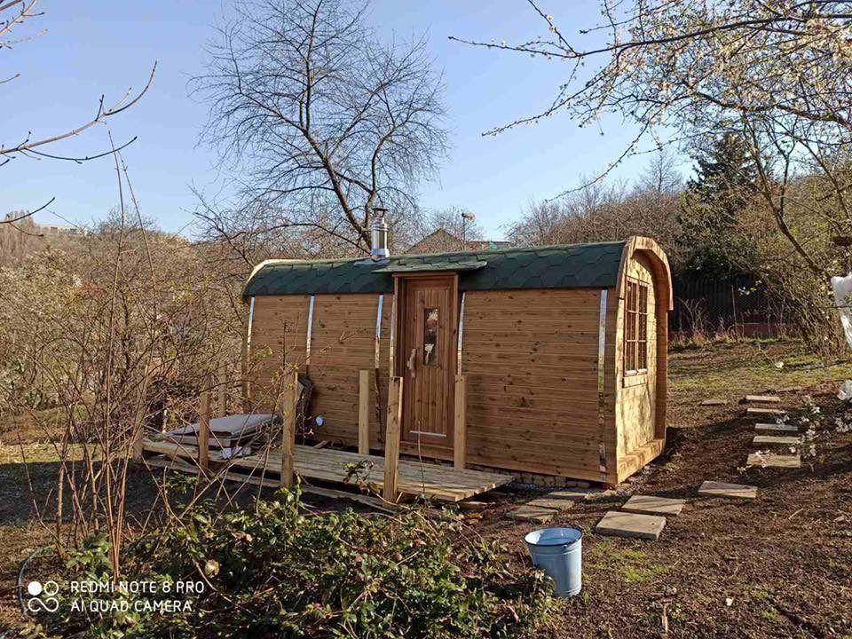 Sauna-Bus 2,3 m x 3,0 m – Thermoholz