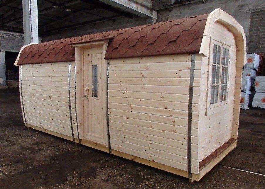 Sauna-Bus 2,3 m x 3,5 m – Thermoholz