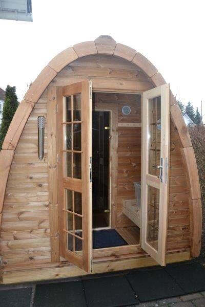 Sauna Pod 2,4 m x 4,0 m – Thermoholz