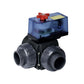 Dreiwegekugelhahn Solar PVC - 230 V AC