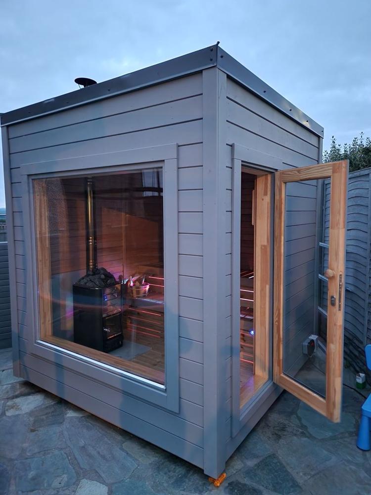 Modern Sauna 2,3 m x 2,3 m