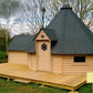 Grillkota 25,0 m² mit 2,5 m Anbau