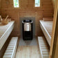 Sauna Pod 2,4 m x 5,9 m – Fichte