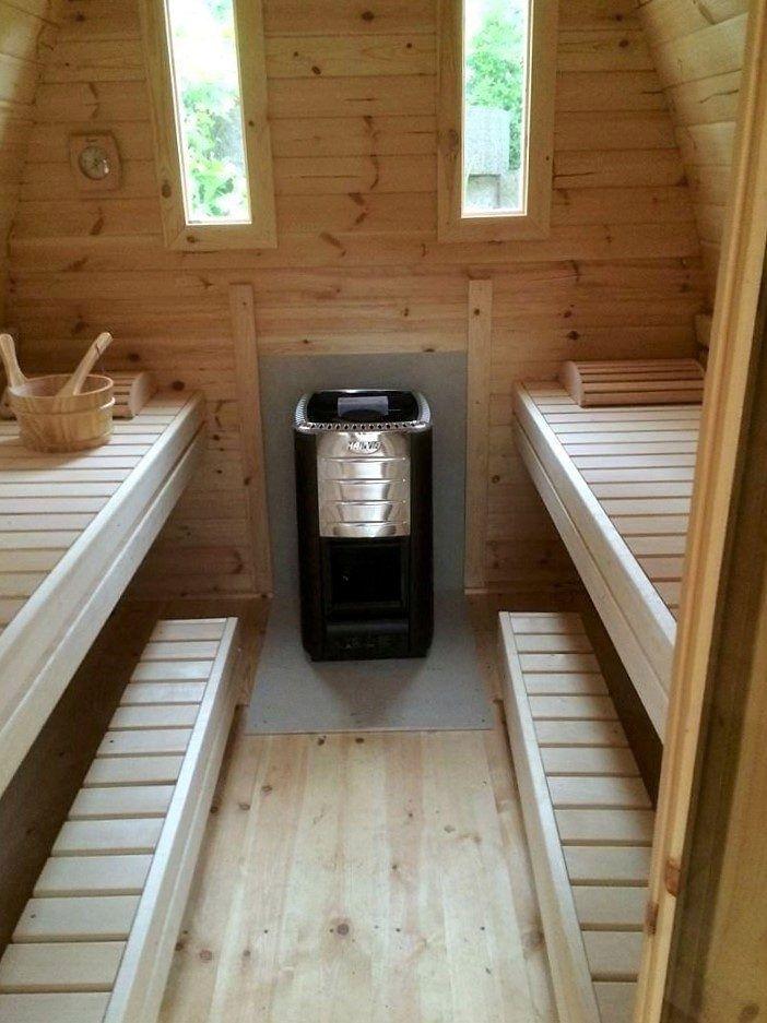 Sauna Pod 2,4 m x 5,9 m – Fichte