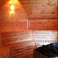 Grillkota 16,5 m² mit Sauna in 2,5 m Anbau