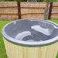 Wellness Hot Tub mit rundem Außenofen