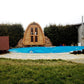 Sauna Pod 2,4 m x 4,8 m – Fichte