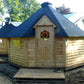 Double Grillkota 9,2 m² + 16,5 m² mit 1,8 m Flur