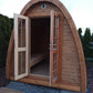Sauna Pod 2,4 m x 3,0 m – Fichte