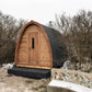 Sauna Pod 2,4 m x 3,0 m – Thermoholz