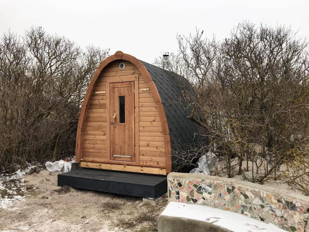 Sauna Pod 2,4 m x 3,0 m – Thermoholz