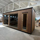 Modern Sauna 2.3x5.9 m mit Bad