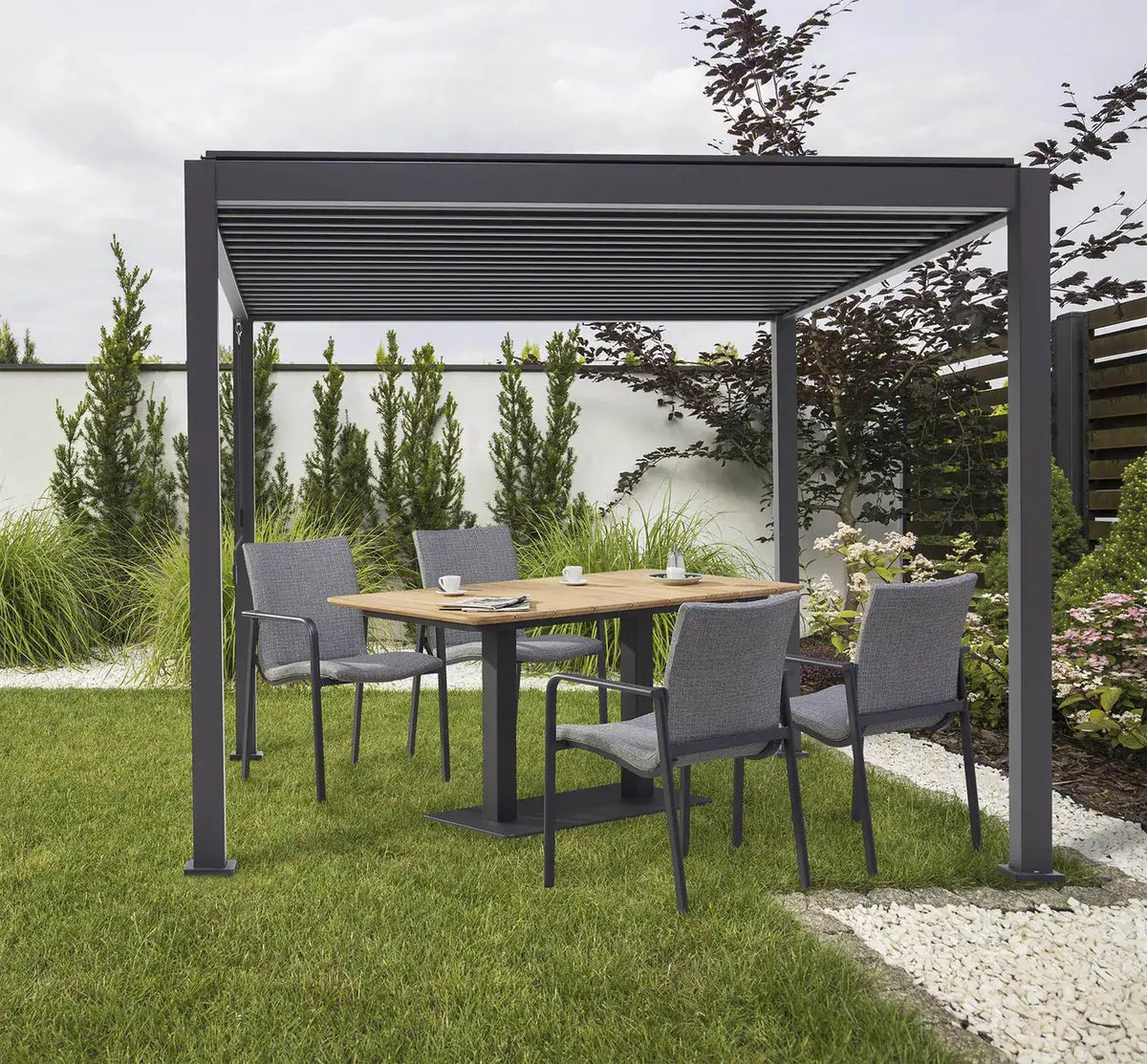 Barths Cadiz – Terrassenüberdachung 360x360x250 cm
